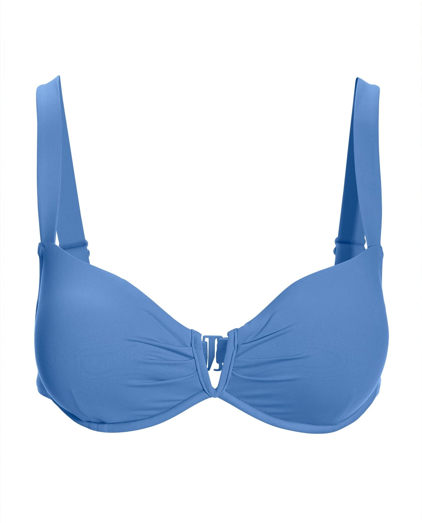 Swim Sense V Wire Bikini Top Cornflower Blue