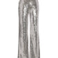 Malibu Sequin Pull On Palazzo Pant Silver
