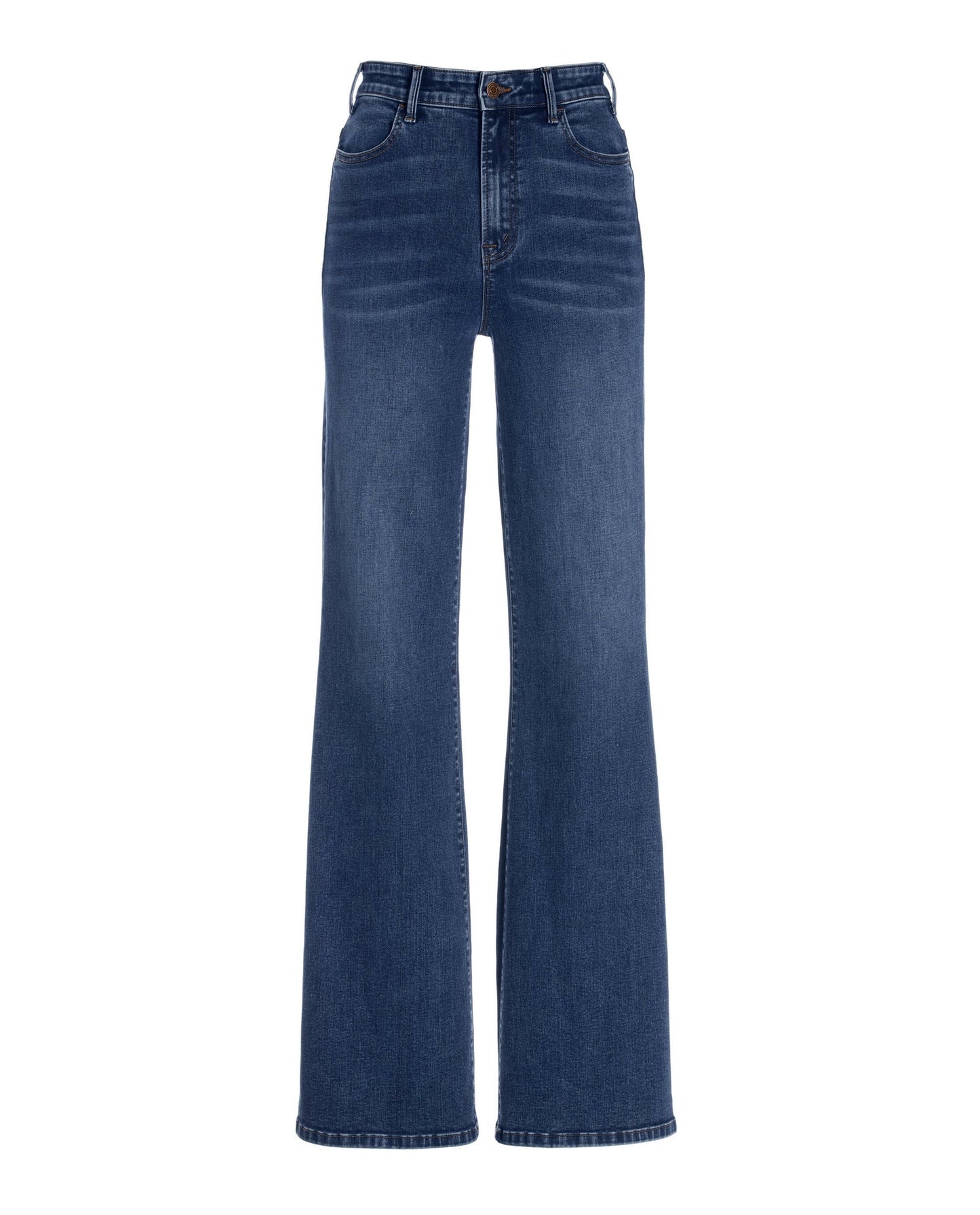 Malibu High-Rise Wide Leg Jean Dark/Medium Denim