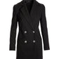 Modern Long Tailored Blazer Black