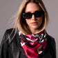 Boston Proper Chain Scarf Pink/Black