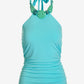 So Chic Turquoise Necklace Halter Top Blue Radiance