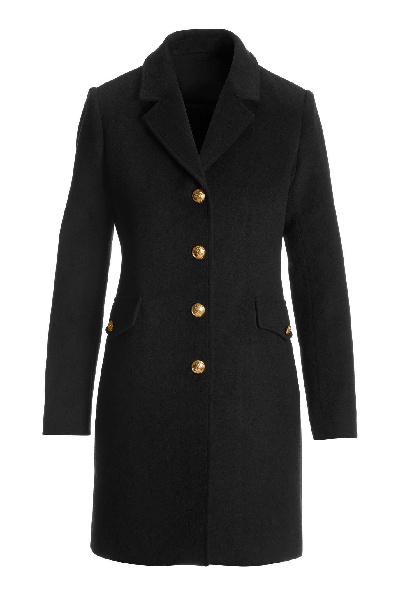 Classic Tailored Coat Black