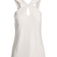 Beyond Travel Keyhole Tunic Top Ivory Coast