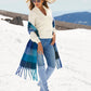 Melania Scarf Blue Multi