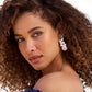 Pearl Hoop Earring White Pearl