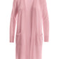 Cashmere Long Cardigan Pink