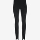 Aspen Ponte Knit Pull On Stirrup Legging Black