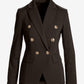 Modern Double-Breasted Blazer Chocolate Torte