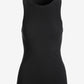 So Essential Ribbed High Neck Top Proper Black
