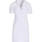 Casual Polo Dress White