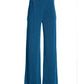 Malibu Slinky Knit Pleated Wide Leg Pant Blue