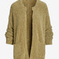 Metallic Effortless Cardigan Gold