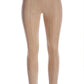 Faux Suede Pull On Legging Tan