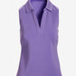 Luxe Lounge Sleeveless Collar Top Bougainvillea