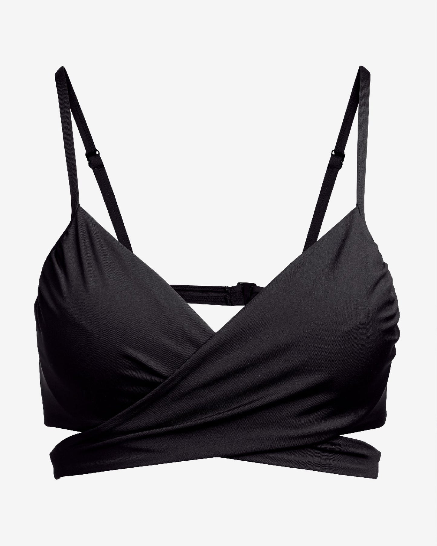 Swim Sense Underwire Wrap Bikini Top Proper Black