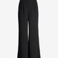 Malibu Wide Leg Effortless Drape Trouser Pant Black