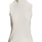 Luxe Lounge Mock Neck Top Off White
