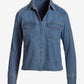 Denim Meet-Me-At-The-Waist Shirt Light Wash