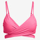 Swim Sense Underwire Wrap Bikini Top Azalea Pink