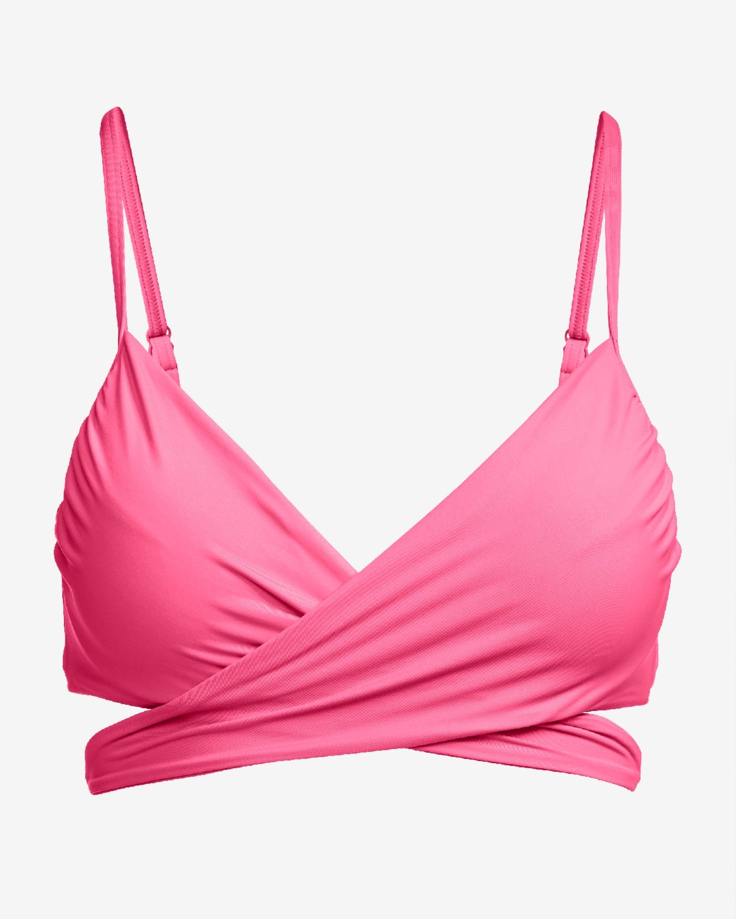 Swim Sense Underwire Wrap Bikini Top Azalea Pink