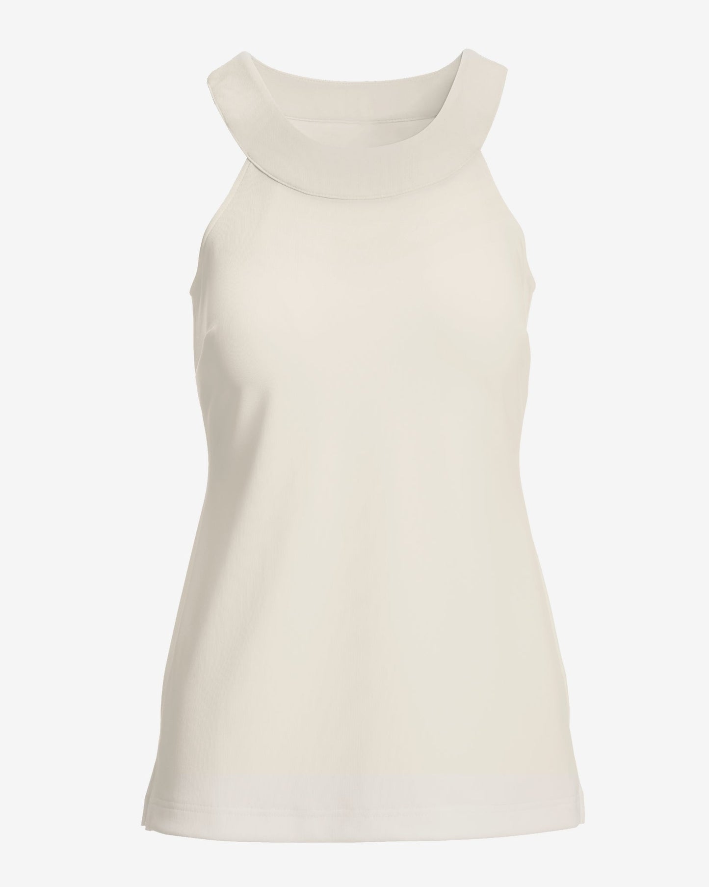 Beyond Travel Halter Tunic Top Ivory Coast