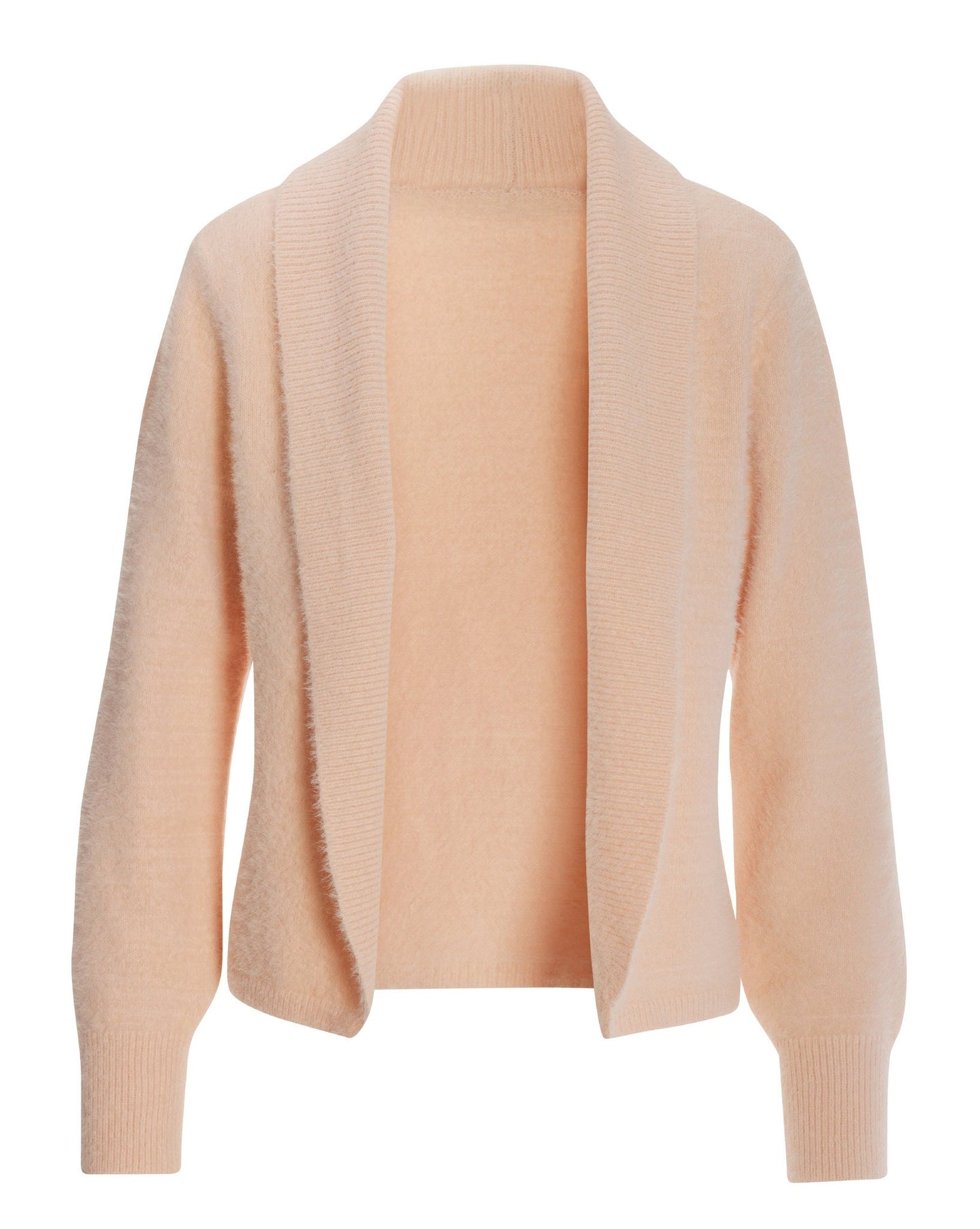 Plush Short Cardigan Blush
