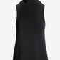 Luxe Lounge Mock Neck Top Black