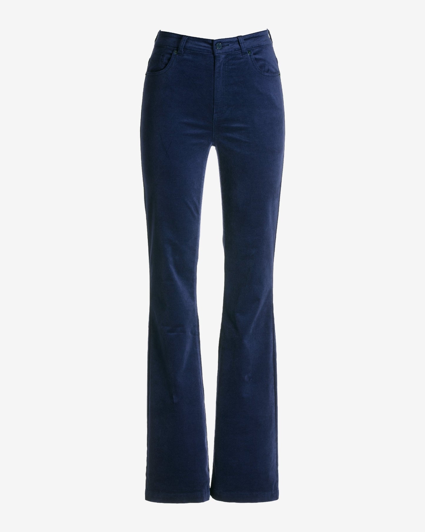 Monterey Velvet Five Pocket Bootcut Pant Evening Blue