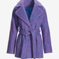 Multi Color Tie Waist Coat Pink/Blue