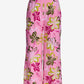 Malibu Linen Cropped Print Pant Painted Poppies