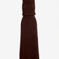 Luxe Lounge Blouson Maxi Dress Safari Brown
