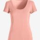 So Effortless Scoopneck T Shirt Peaches N Cream