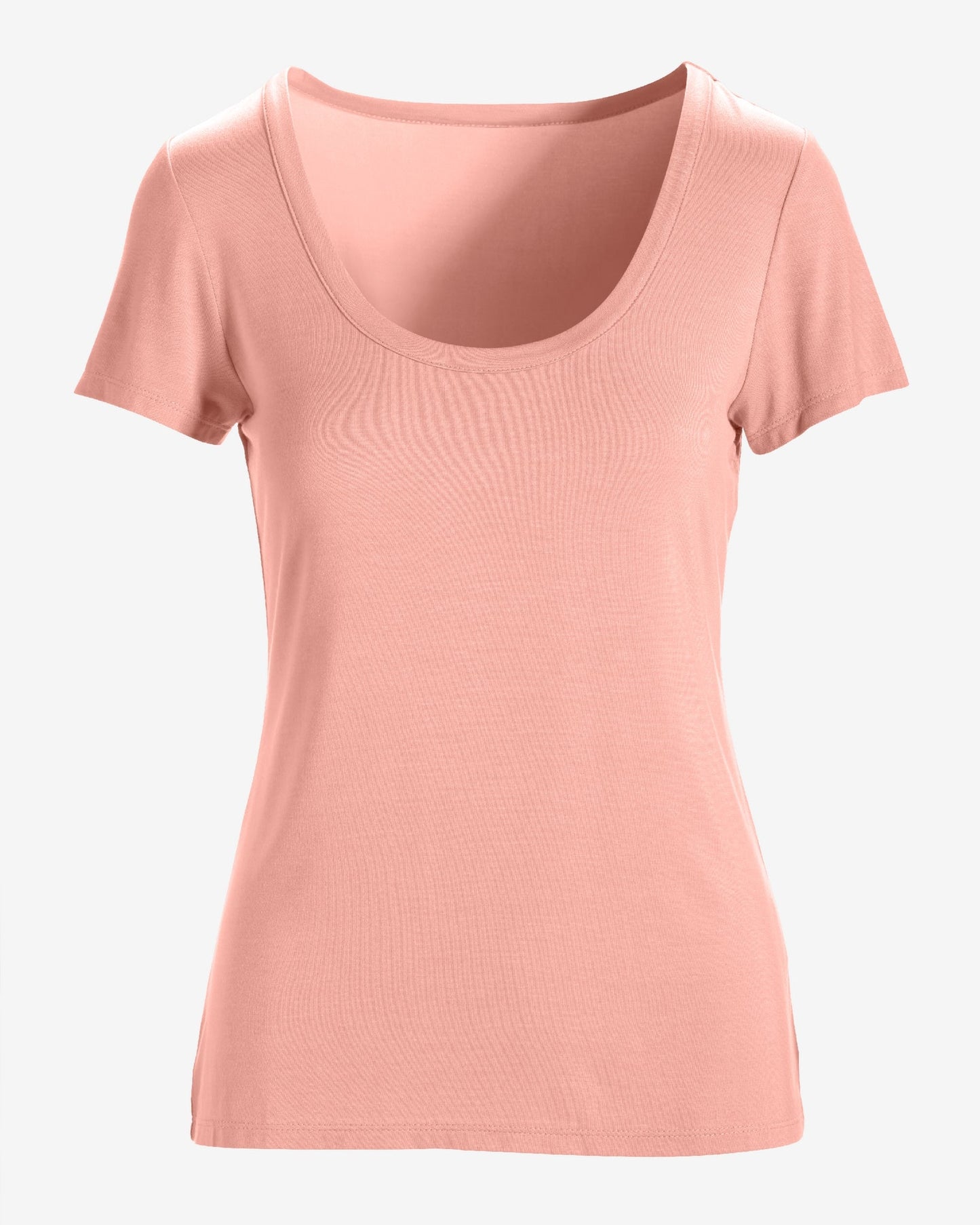 So Effortless Scoopneck T Shirt Peaches N Cream