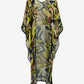 Martini Abstract Border Print Light Weight Kimono Duster Martini Abstract