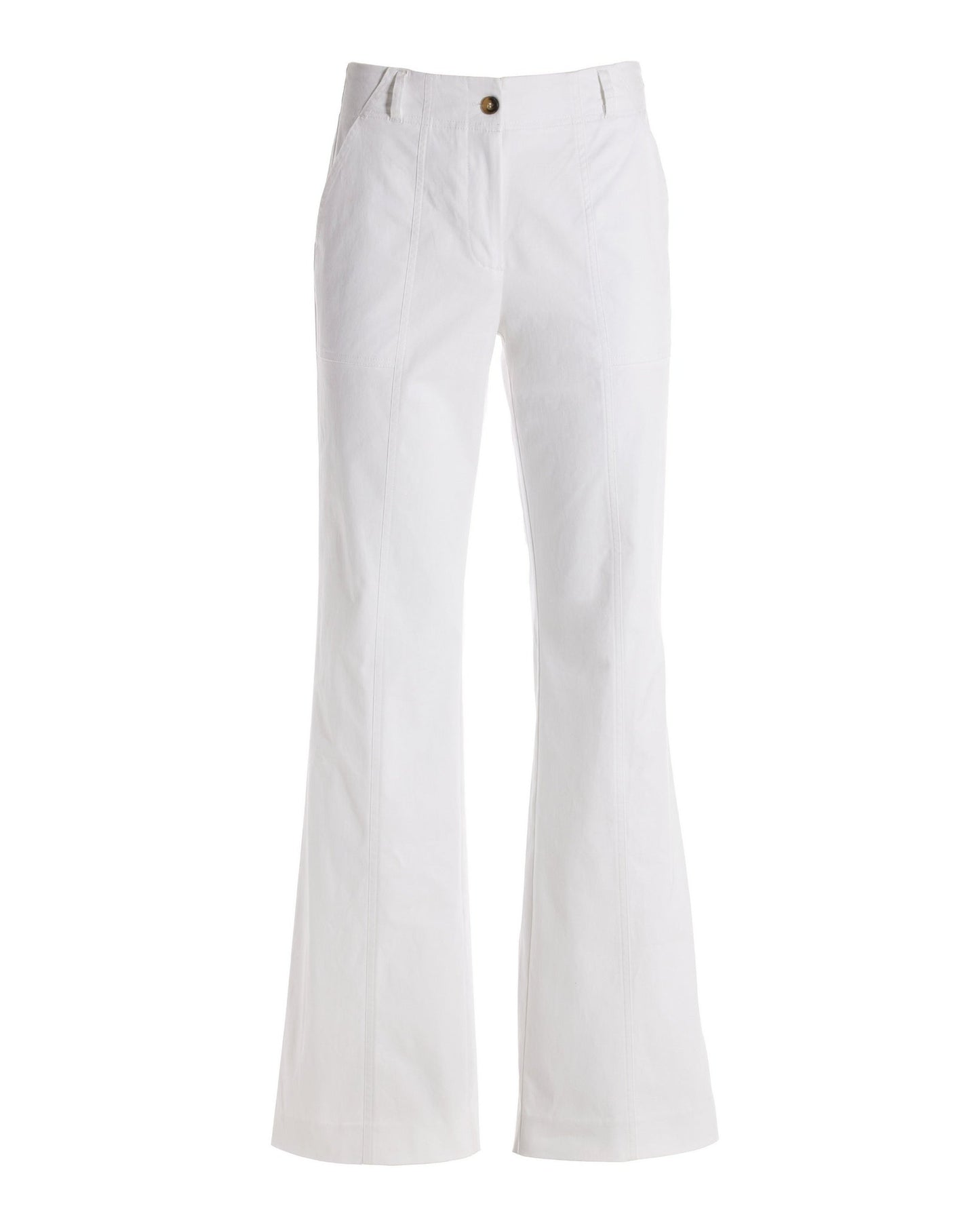 Proper Wide-Leg Chino Pant White