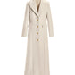 Full Length Classic Tailored Coat Ivory