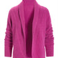 Plush Short Cardigan Rose Violet