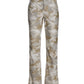 Foil Camo Embellished Cargo Pant Camo Gold
