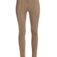 Faux Suede Stirrup Legging Taupe