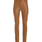 Faux Leather Five Pocket Pant Camel/Tan