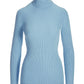 Ribbed Turtleneck Sweater Airy Blue