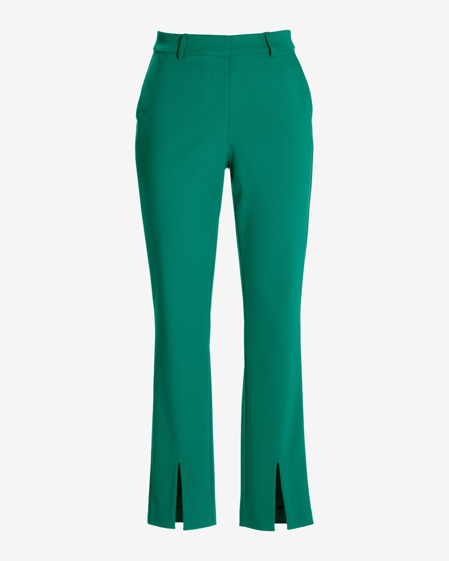 Newport Modern Slim Straight Leg Slit Front Trouser Pant Parakeet