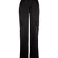 Malibu Satin High Waist Wide Leg Cargo Pant Black