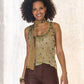Beaded Scarf Brown