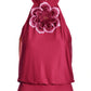 So Chic Sleeveless High Neck Flower Top Vivacious Pink