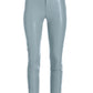 Faux Leather Five Pocket Pant Light Blue
