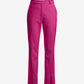 Newport Modern Slim Straight Leg Slit Front Trouser Pant Festival Fuchsia