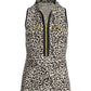 Animal Sleeveless Chic Zip Top Multi