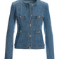 Luxe Denim Jacket Medium Wash
